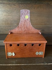 Vintage Zwiebelkasten von EMSA – 70er Jahre, Kunststoff, Braun Holzoptik