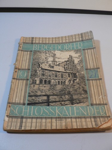 Bergedorfer schlosskalender - bergedorfer,