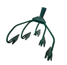 Gartenhacke 5 Zinken grün Kultivator Grubber Blumenharke Kralle