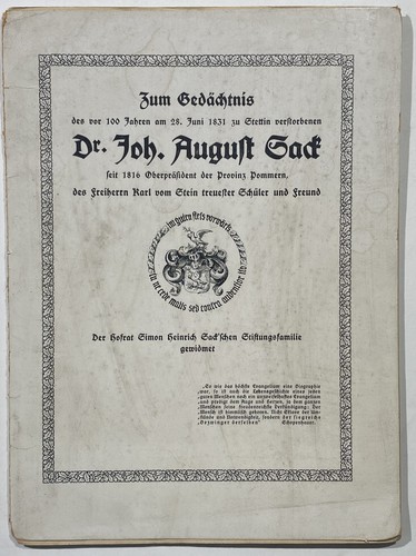 Joh august sack - dr.,