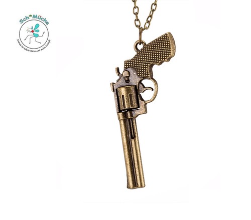 Anhänger revolver knarre - revolver,