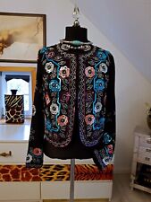 ASHLEY BROOKE  Damen Jacke schwarz Blazer  Pailletten festlich Gr.S-M