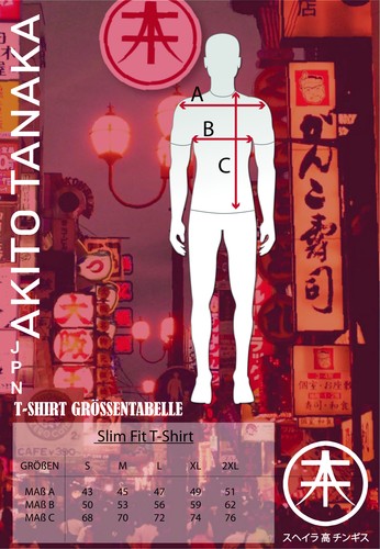 Akito tanaka herren shirt - t-shirt, |