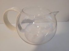 Bodum Assam Glas Teekanne Tea Pot Teebereiter 1 L weisser Griff Ersatzkanne