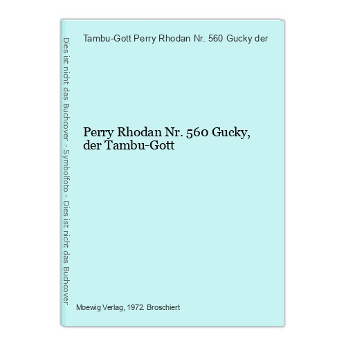 Perry rhodan 560 gucky - nr.,