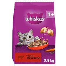 WHISKAS Trockenfutter mit Rind