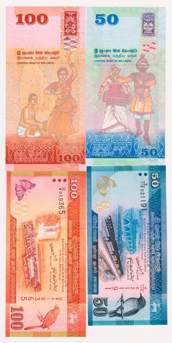 Sri lanka banknoten set - banknoten, 50
