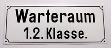 Aufkleber warteraum und - 1., 2