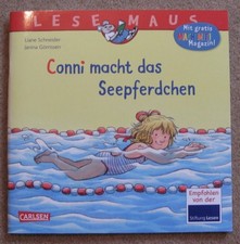CONNI  MACHT DAS SEEPFERDCHEN 1 x Lesemaus Bd. 6 mit Mach mit Magazin Wie Neu