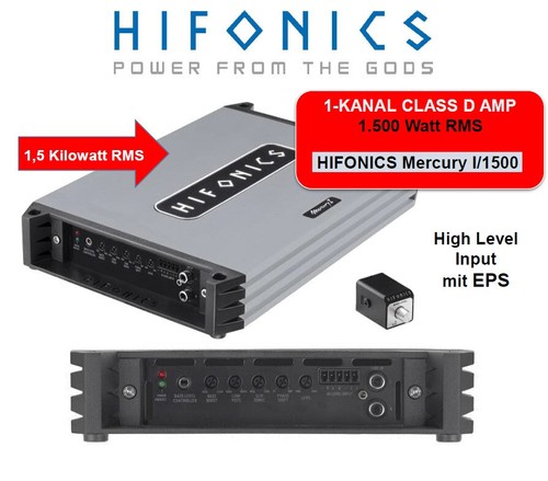 Hifonics mercury 1500 evo - mercury,