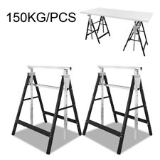 2x Gerüstbock Unterstellbock Klappbock Metallbock 7-fach höhenverstellbar Böcke