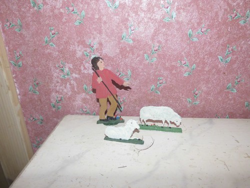 Nostalgie-Flachfiguren-Zinn-Hi