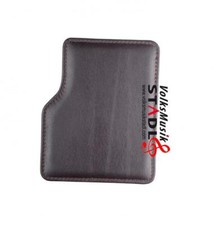 Steirische Harmonika Bassbodenleder Handgelenkschoner Variante 2 dunkelbraun    