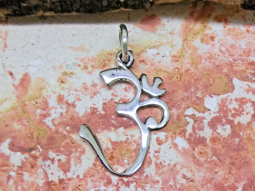 Aum anhänger 925 sterling - om,