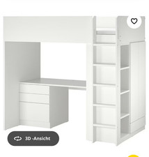 IKEA Smastad Hochbett inklusive Matratze 