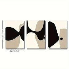 3er Leinwanddrucke  Wohnbild