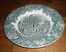1 Suppenteller  23 cm  ENOCH  WOODS   ENGLISH SCENERY Grün WOOD & SONS