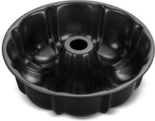 Gugelhupf Backform, 25,4cm Karbonstahl Gugelhupfform, Rund Kuchenform für Gugelh