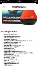 Deeper Start Smart Fish Finder Echolot und Smartphonhalterung