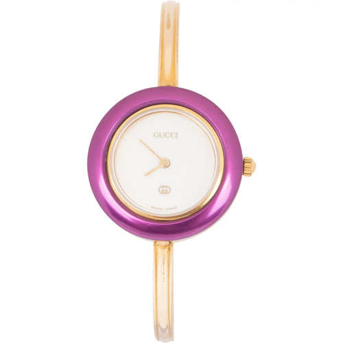 Gucci gold tone change - change, bezel