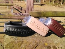 Western Steigbügel Typ Oxbow Aluminium Leder braun brown Stirrups étrier