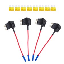 4x Autosicherungen Verteiler Auto KFZ Stromdieb Steck Sicherung Stromabgreifer