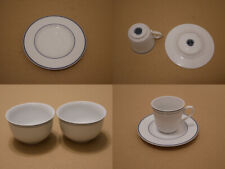 Form Marienbad Ingres Weiss Kaffeetasse Teetasse Schale Blauer Rand Blauband