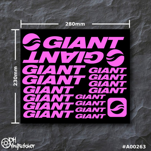 Giant stickersatz pink - pink, |