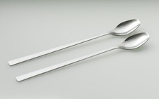 J. A. Henckels Zwillingswerk 2x Limonadenlöffel Edelstahl 22,1 cm 60er Jahre