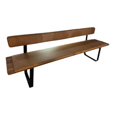 Team 7 Bank Nox Leder L1 Origon Sepia 41574 Braun Und Nussbaum Gestell 