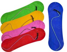 SNOWBOARD FÜR KINDER SCHLITTEN BOARD 72x22cm Kunststoff mit Seilgriff Plastik