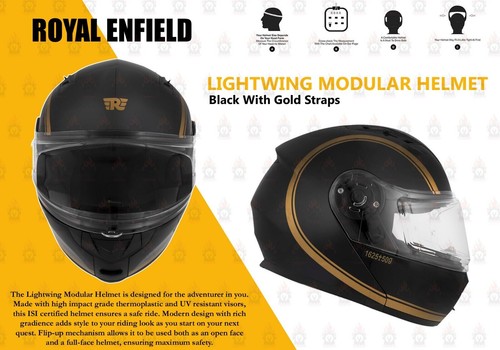 Royal enfield full face gold - royal,