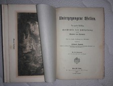 Untergegangene Welten Siegmund Ferdinand Wien Pest Leipzig Hartleben Verlag 1877