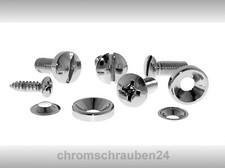 Satz chromschrauben neu - chromschrauben,
