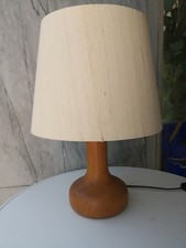 DOMUS Tischlampe Leuchte danish design Teak Vintage 1970