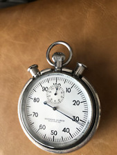 Antike Huber/ Minerva Stoppuhr Schleppzeiger Chronographen-Kaliber19/25 vor 1945