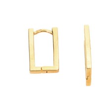 Moderne Eckige Creolen