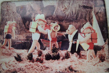 IMAGO - MIKROLUX - KURT HAUFE  Dia Teddybären Tauchausrüstung Diorama 1950 DDR