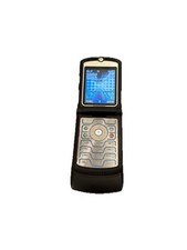 Flip • Klapphandy •gebraucht • geprüft • Motorola  RAZR V3 • Black • SimFrei ✅✅