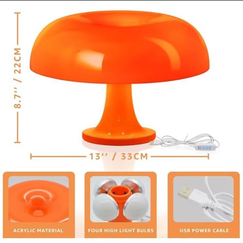 Pilzlampe minimalistisch - pilzlampe,