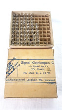 ?10 Stück SIGNAL-KLEINLAMPEN C mit  Sockel 24V, 1,2 W. BA 7s  Modellbahn ?