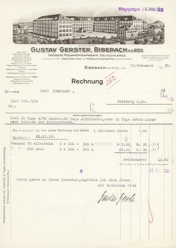 Biberach riss rechnung - biberach,