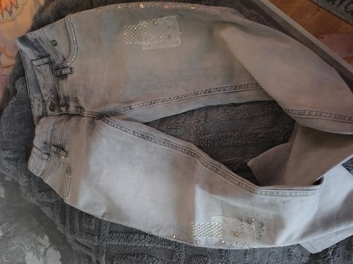 Tredy jeans hellgrau - gr.38, mit