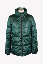 DKNY Damen Jacke Gr. 38 (M) Grün Jacke Steppjacke