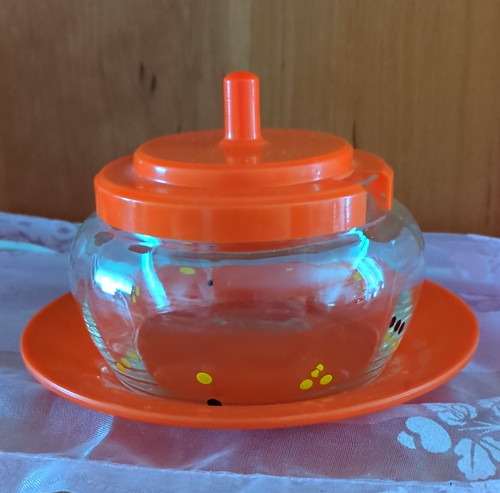 Glas zuckerdose - glas,