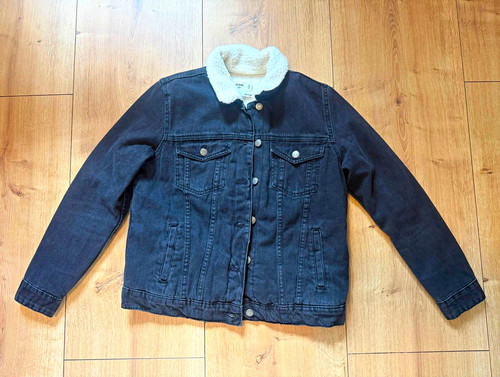 Bershka jeansjacke schwarz - bershka,