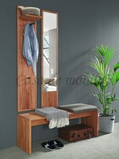 Dielen-Set CASA MIO 3teilig Kernbuche massiv natur geölt Flurmöbel