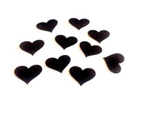 Aufkleber reflektierend Schwarz Herz Reflexfolie Reflektor Reflektorfolie 