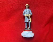 10cm-Figur auf Sockel, Offizier der Südstaaten, ACW, Zinn