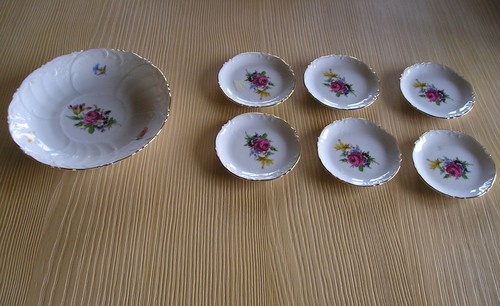 Konfekt schale vintage - +, 6